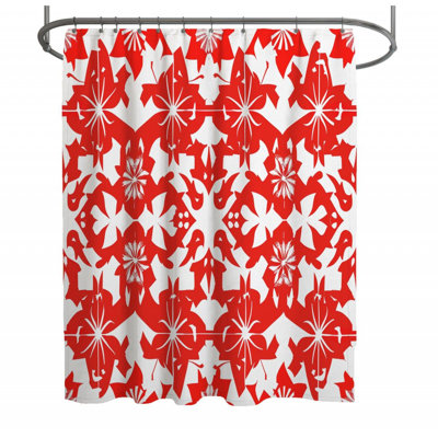 Rideau de douche floral - Art Bathroom Decor-13110