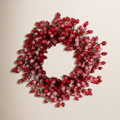 The Holiday Aisle® 24" Frosted Berry Wreath