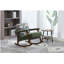 Chaise d'appoint Mid-Century moderne, chaise berçante