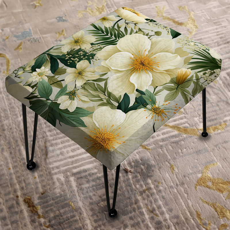 Repose-pieds Boho Botanical Oasis Palm III - Tropical
