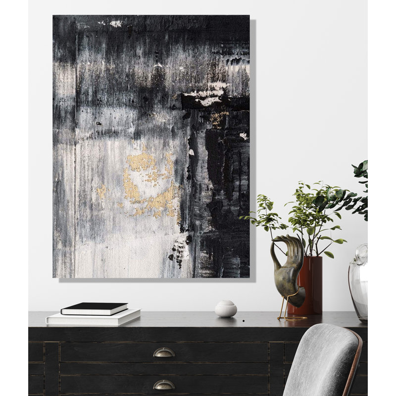 «City Lights» par John Beard - reproduction d'artiste sur toile, H 25,5 po x l 21,5 po x P 1,75 po, Toile avec cadre blanc