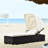 Deatonville Reclining Chaise Lounge with Cushion and Table-12729894