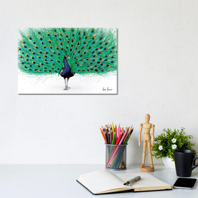 Proud Peacock by Ashvin Harrison - Painting on Canvas