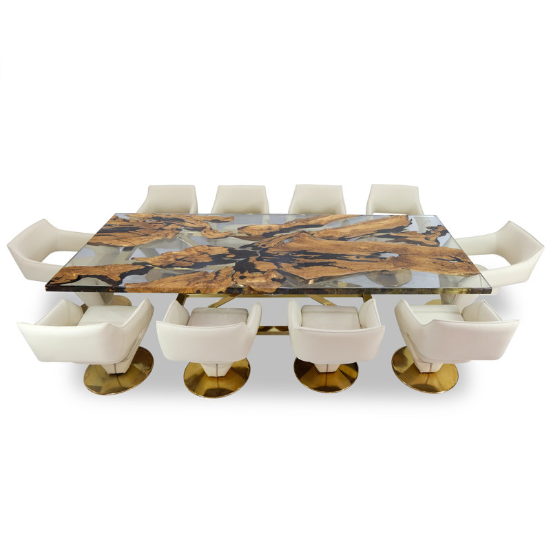 Abruzzo Dining Table, 48" W x 108.3" L