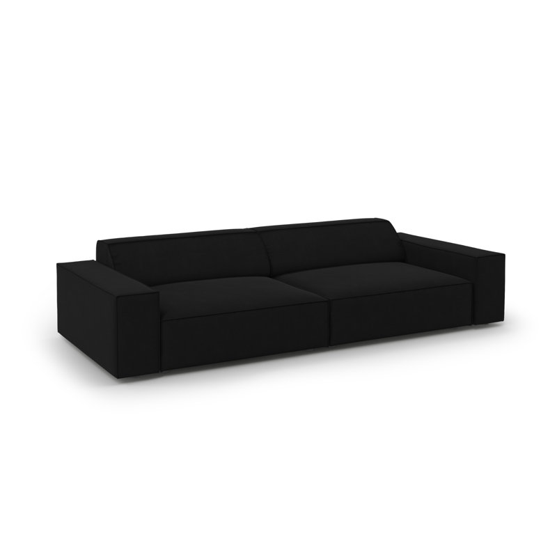 Jodie 4 Seater Sofa, 4, Black