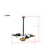 Duke 5 Light Metal Dimmable Geometric Chandelier
