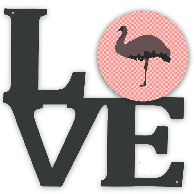 Traditional Landscape & Nature Wall Decor on Metal, Pink