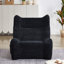 Fauteuil à billes de haute qualité pour adultes avec paresseux en résille éponge noire en chenille, aucun entretien requis