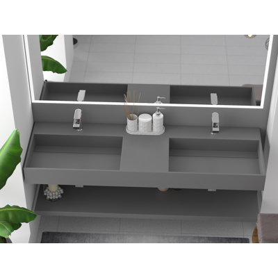 Lavabo de salle de bain vasque rectangulaire Juniper