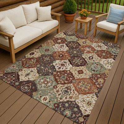 Tapis intérieur / extérieur lavable à la machine Matteson ACN2292