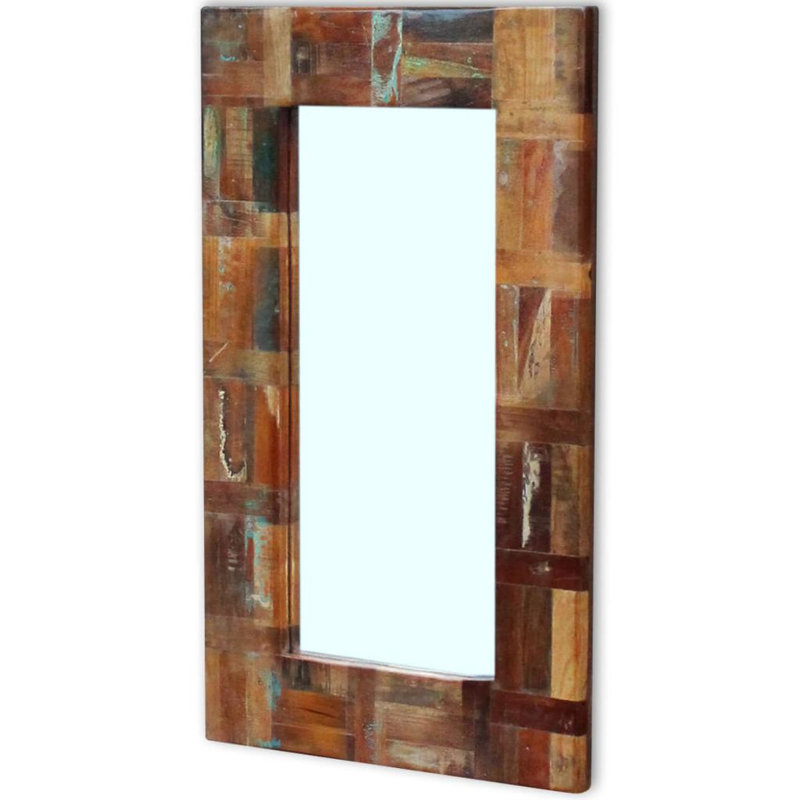 Manisha Mirror Solid Reclaimed Wood 80x50 cm