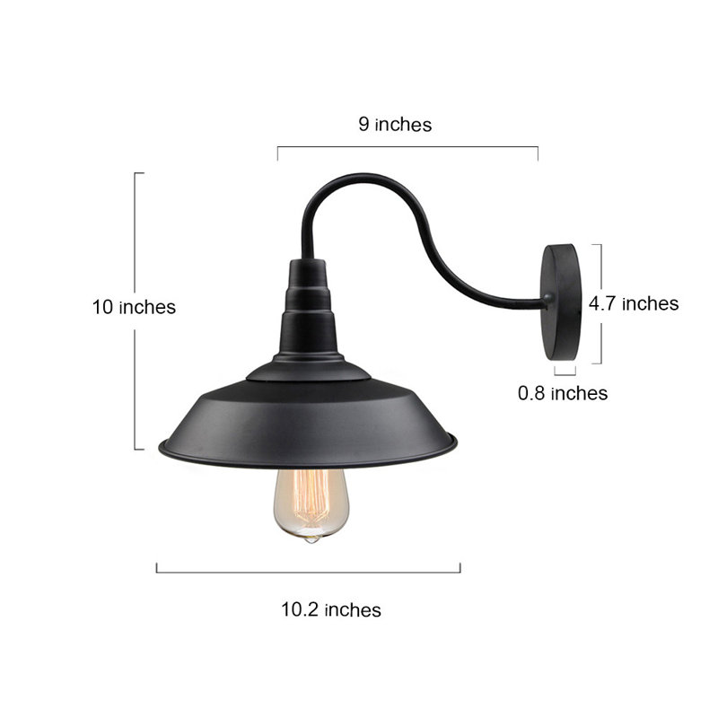 Harlow Iron Barn Light