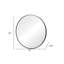 Miroir de salle de bain 24 po
