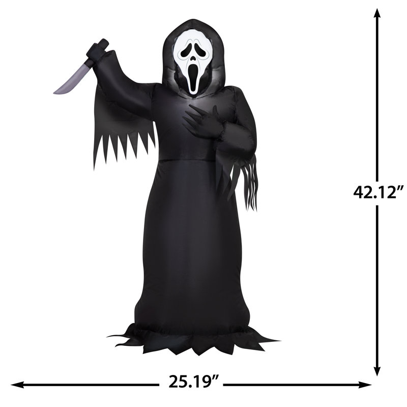 Airblown Halloween Light-Ghostface-FunWorld