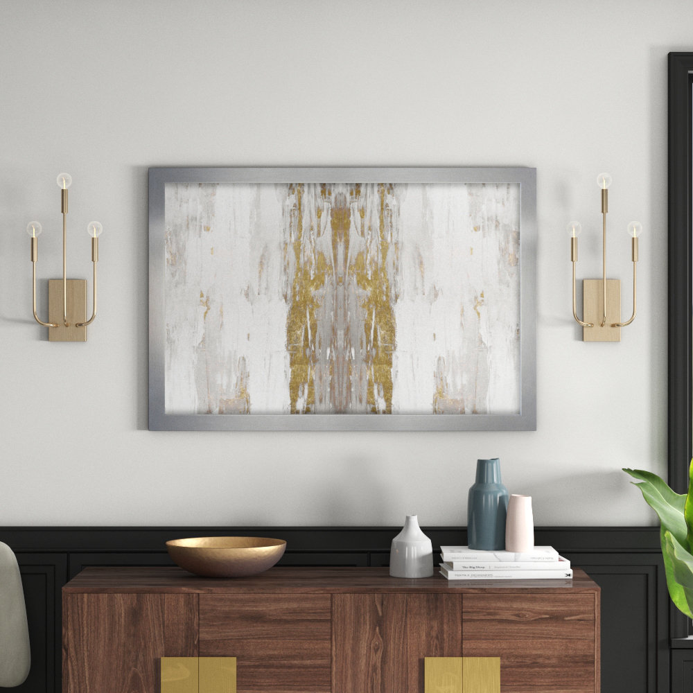 Sensation White Abstract Art - Art Prints Print