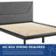 Grand lit plateforme tapissier 