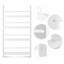 Raageh 117cm H x 60cm W Bookcase