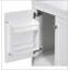 Meuble-lavabo blanc 30 po avec lavabo simple et armoire encastrée Combo