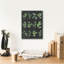 «Herbhart On Black» par Chris Paschke, art mural sur toile-1016440727