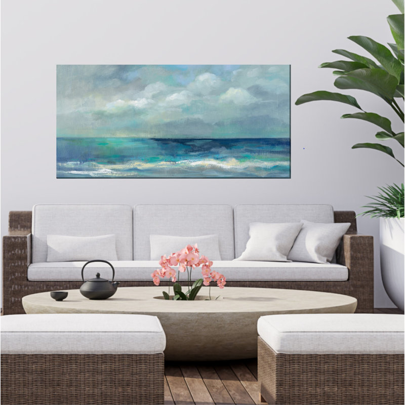 Art mural bleu sur bleu pour l'extérieur