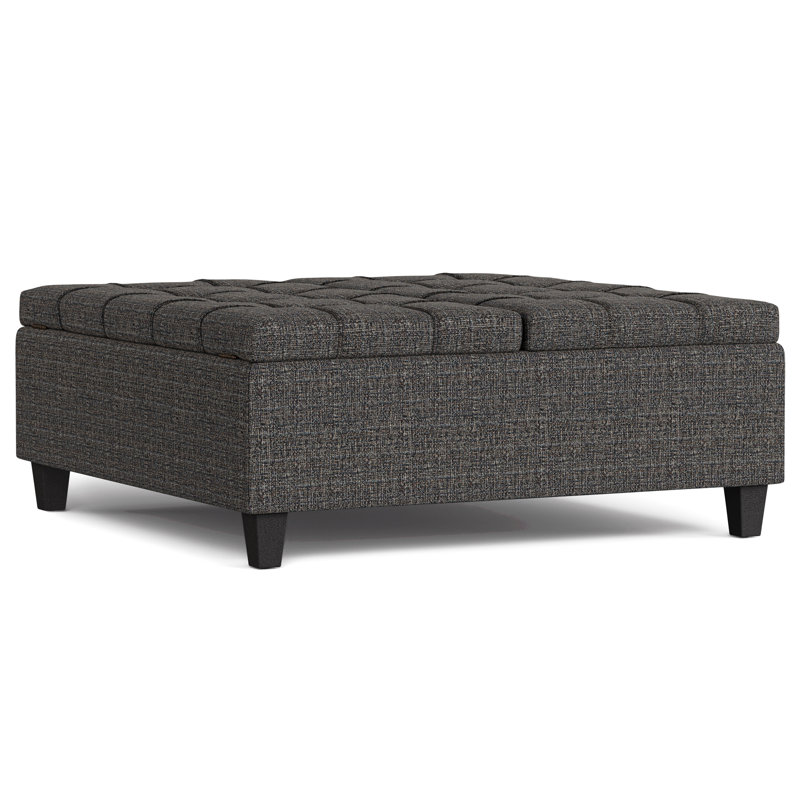 Grande table basse avec repose-pieds Harrison, 16,53 po H x 40,03 po L x 39,96 po l