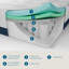 Matelas hybride infusé de gel et d'aloès Lucid Comfort-485966070-436205327