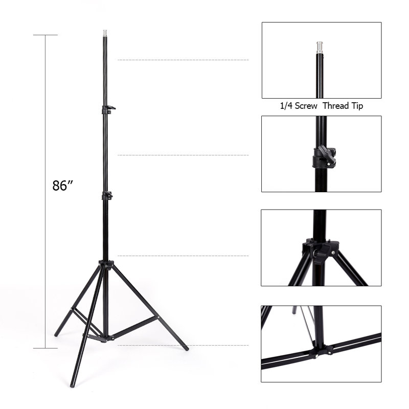 135W Bulb Single Head Soft Light Box One Lighting Kit