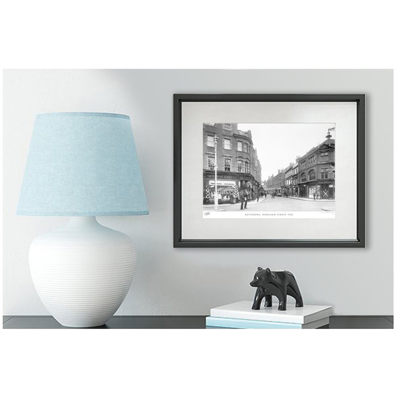Kettering, Newland Street 1922 by Francis Frith - Single Picture Frame Print, 28cm H x 36cm W x 2.3cm D