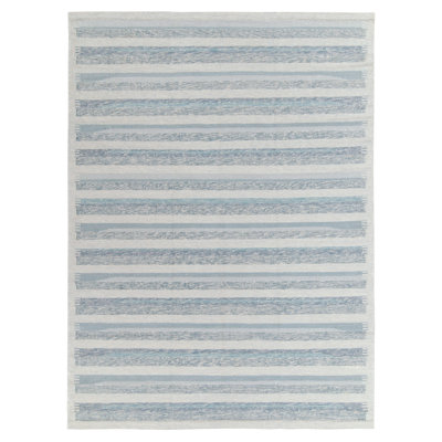 Scandinavian Silk Geometric Area Rug