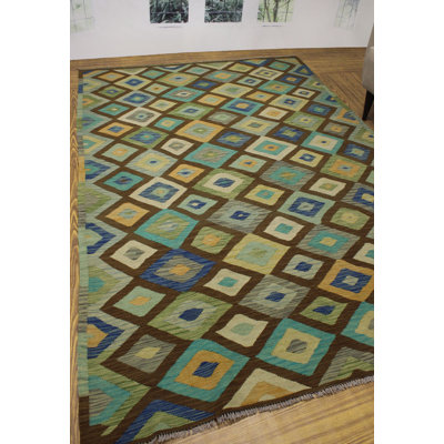 Hults Wool Geometric Indoor Rug