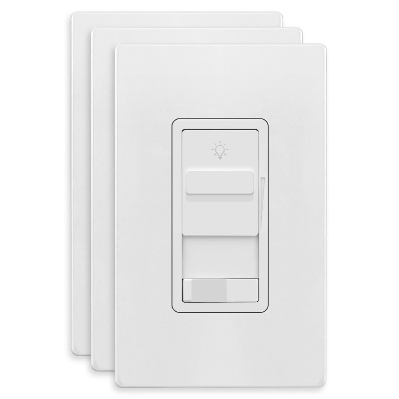 TopGreener 15A Tamper Resistant 3-Way Digital Dimmer Light Switch