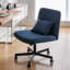 Chaise de bureau Modern Linen Criss Cross - Détails du produit