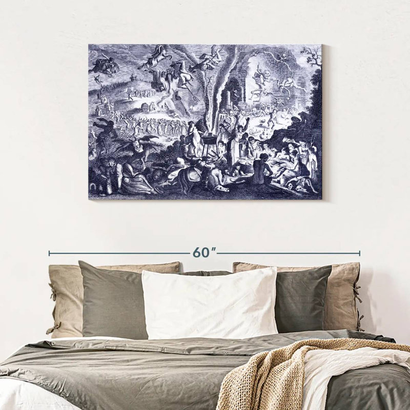 Kelan Witches Sabbath, 30" H x 45" W