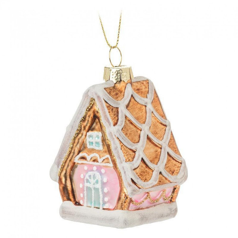 Mini ornement maison en pain d'épice