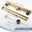 Linear Shower Drain,304 Stainless Steel Rectangle Shower Floor Drain Adjustable,with Hair Catcher, Adjustable Feet