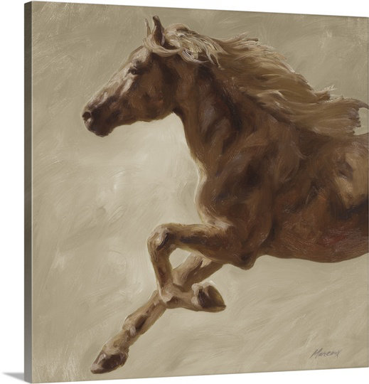 Armanni " Trot " by Julianne Marcoux, 20" H x 20" W x 1.25" D