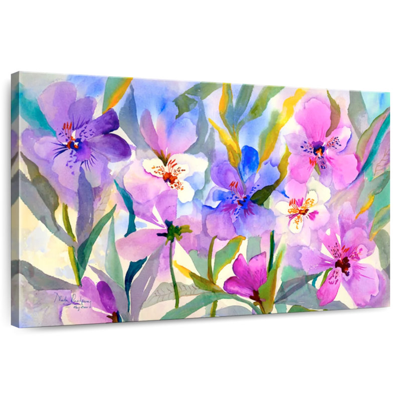 Harnek Iris Fields, 24" H x 36" W