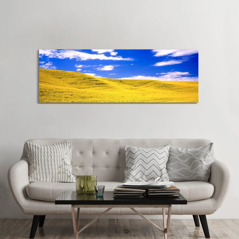 Canola Fields, Washington State, USA - Wrapped Canvas Panoramic Print, 182.88 cm H x 60.96 cm W