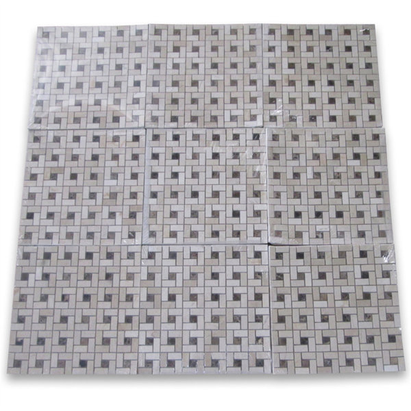 12" x 12" Marble Mosaic Wall & Floor Tile