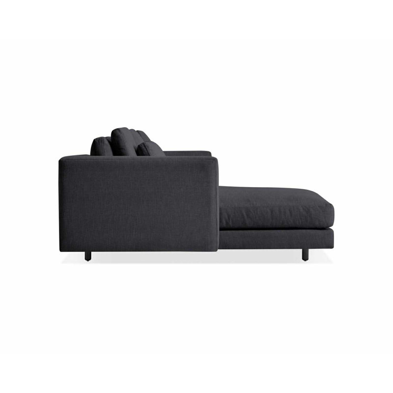 Hands Down Chaise Sectional, Left Hand Facing, Tofte Navy/Color Mix 1 Polyester Blend