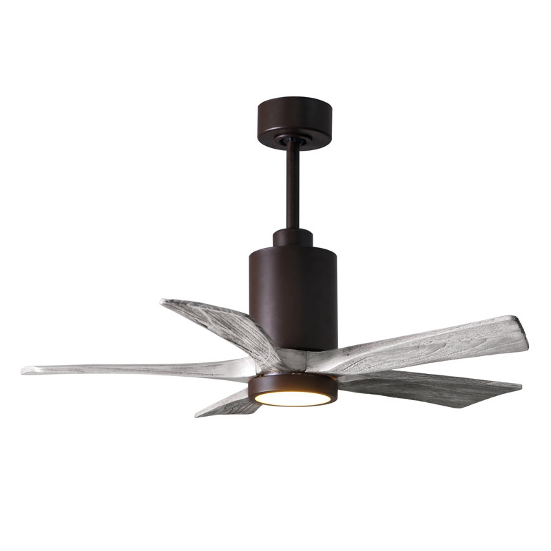 Ventilateur de plafond standard à DEL à 42 pales de 42 po avec télécommande et ensemble d'éclairage inclus Patricia