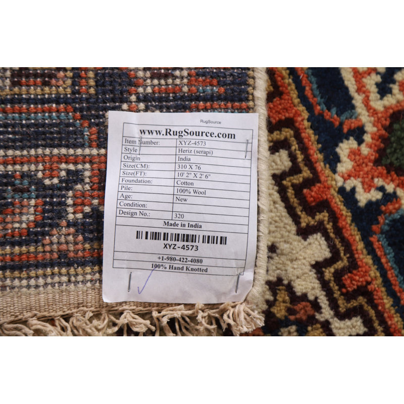 One-of-a-Kind 2'6'' X 10'2'' New Age Runner Wool Area Rug in