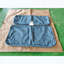 Ensemble de causeuse et de table basse d'extérieur en bois de teck 2 pièces avec coussins bleus-1553145034-1553145078