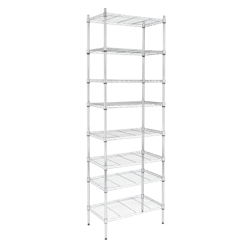 Étagère grillagée à 8 niveaux