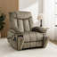 Fauteuil inclinable électrique massant et surdimensionné avec appui-tête réglable Mechtildis-113022508