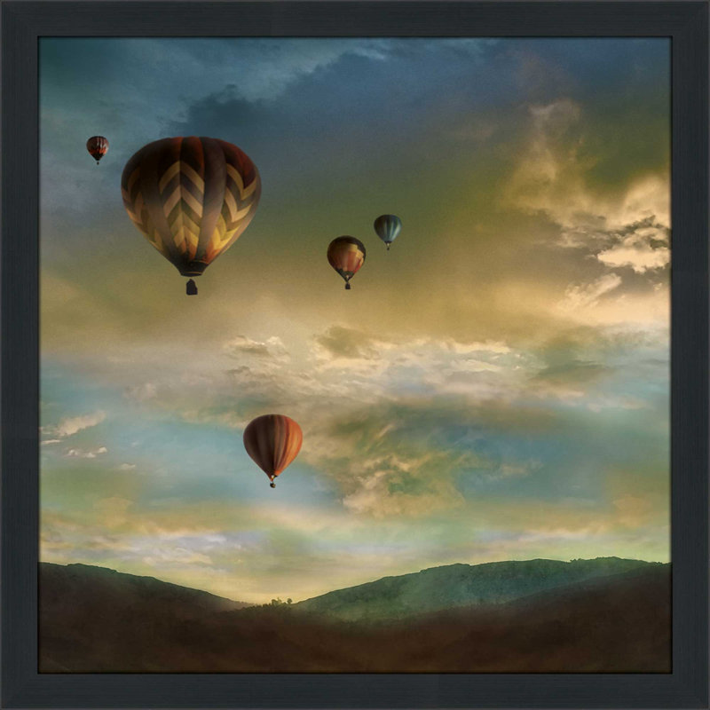 «Sunset Rendezvous», reproduction de photo encadrée, H 37,5 po x l 37,5 po x P 1 po