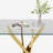 Glass Top Metal Base Dining Table-733146910