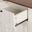 Armoire de cuisine à double poubelle inclinable avec tiroir et tablettes Balconera-113358459