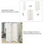 120 cm W x 170 cm H 3 - Panel Folding Room Divider