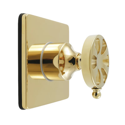 Kingston Brass Belknap Single-Handle Three-Way Diverter Valve With Square Trim Kit